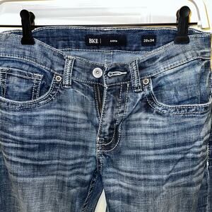 Bke Mens Aiden Straight Leg Blue Jeans sz 29x34